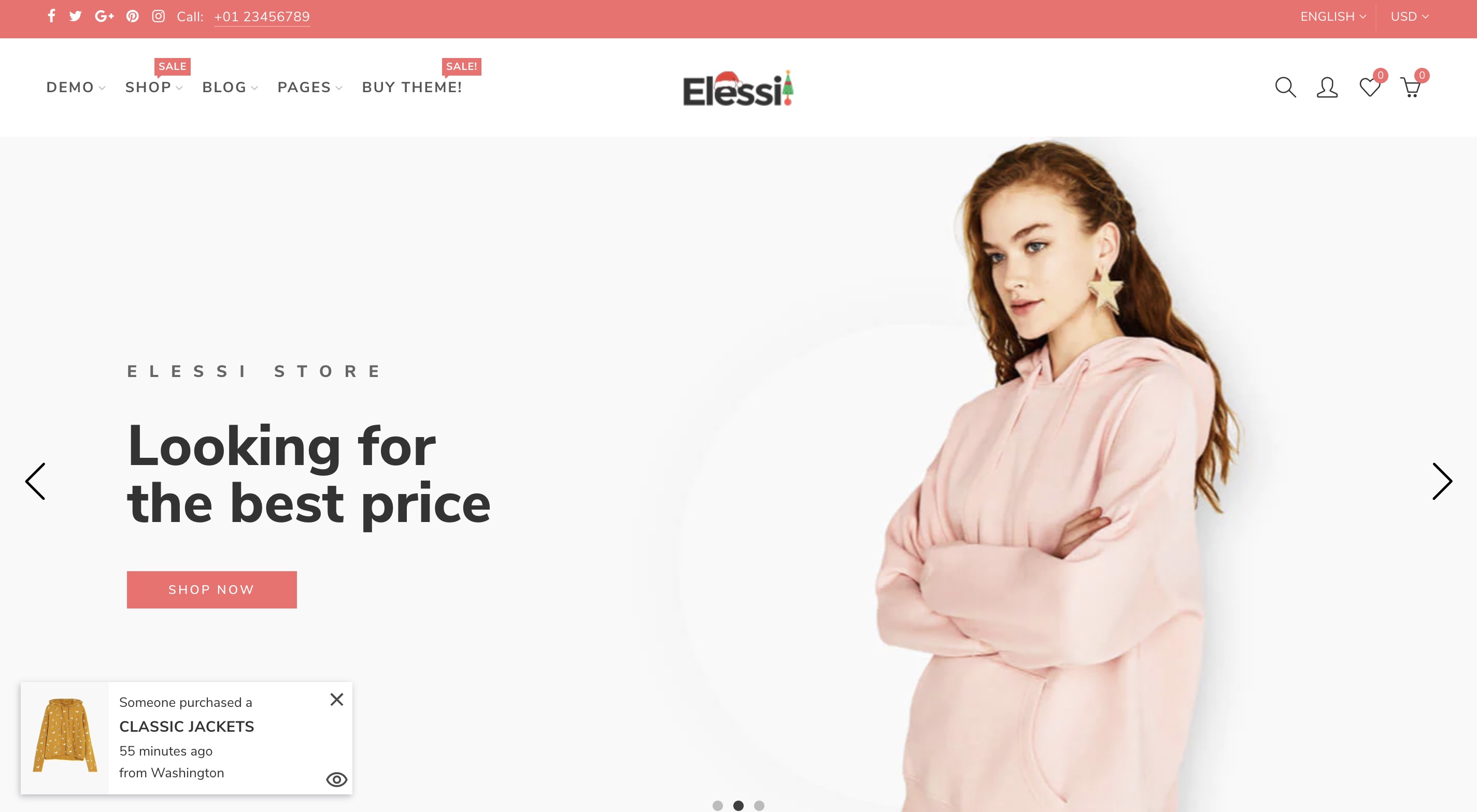 shopify fashion paid theme