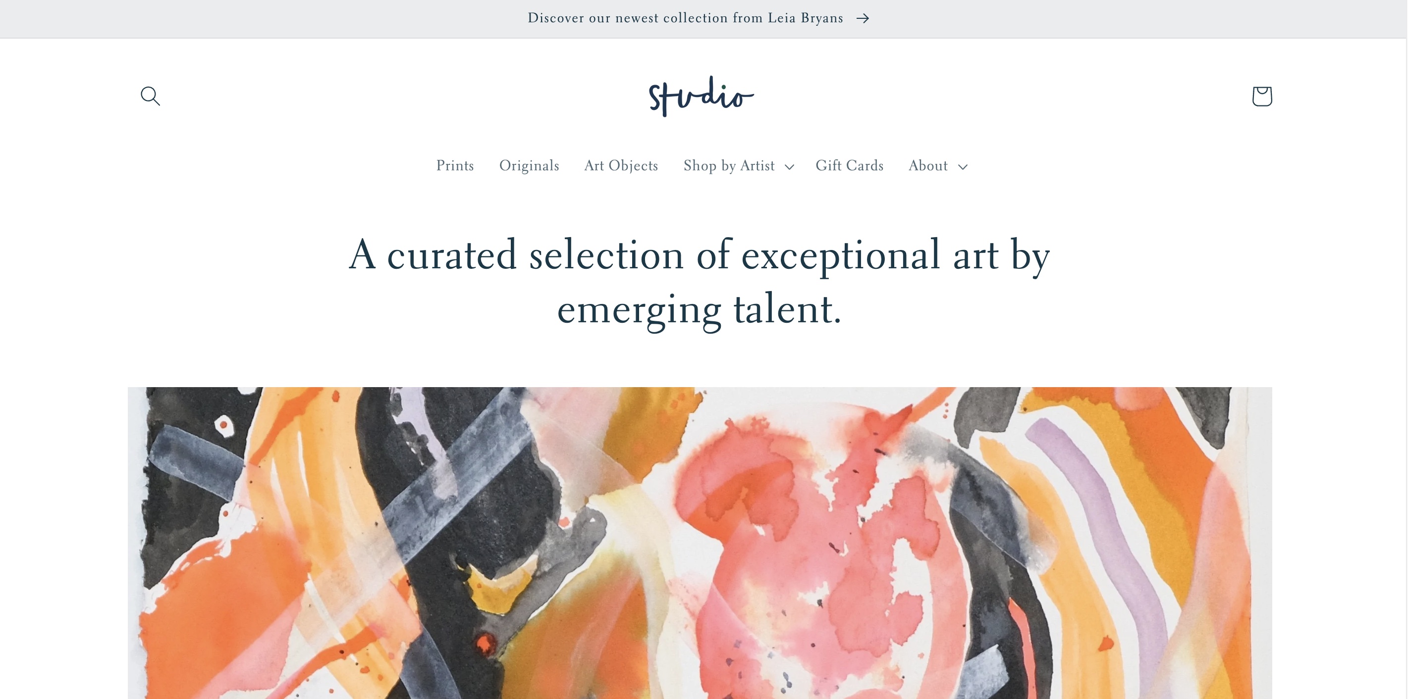 Shopify studio theme for service business