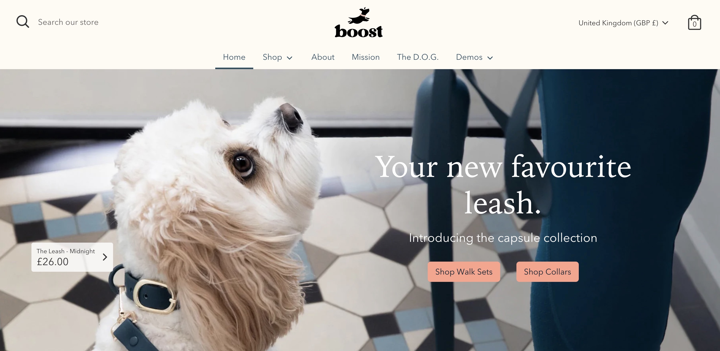 Shopify pet food theme Boost